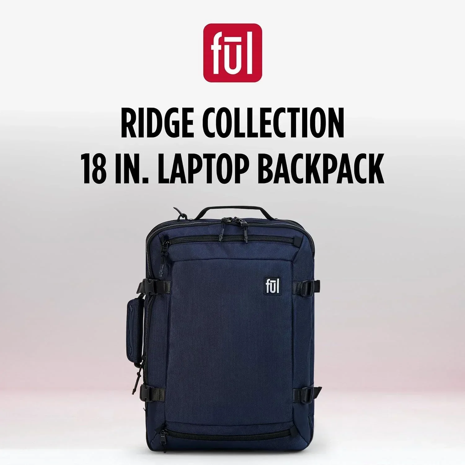 Ful Ridge Collection 18" Laptop Backpack, Assorted Colors - Image 5