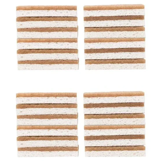 Full Circle Walnut Non-Scratch Sponge, 24-count - Image 5