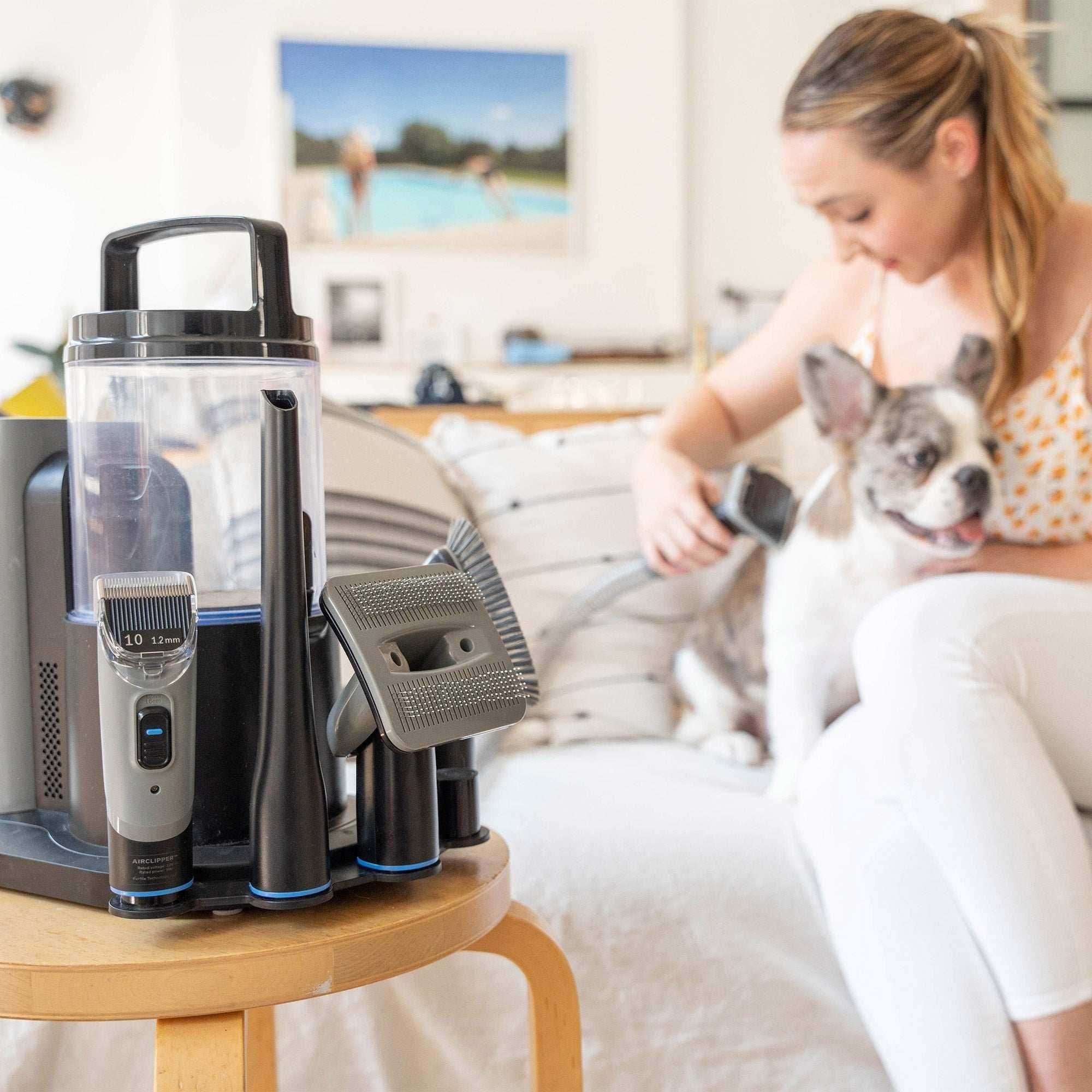 FurMe Professional Plus Pet Grooming Vacuum Kit with Carrying Case - Image 5