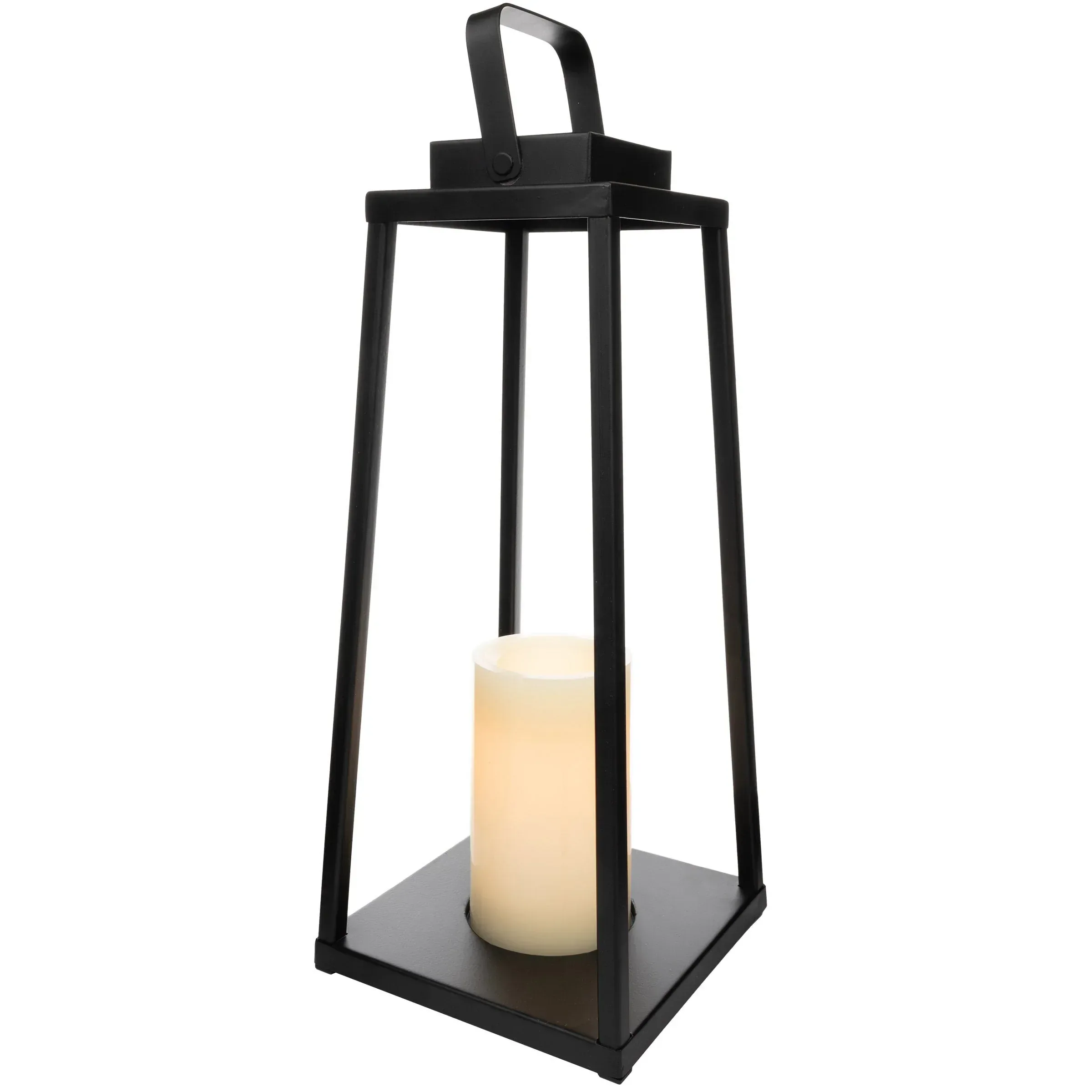 Fusion 4-piece Lantern LED Candle Set with Remote Control - Image 4