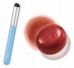 fwee Lip and Cheek Pudding Pot 2-pack, plus Silicone Lip Brush Set