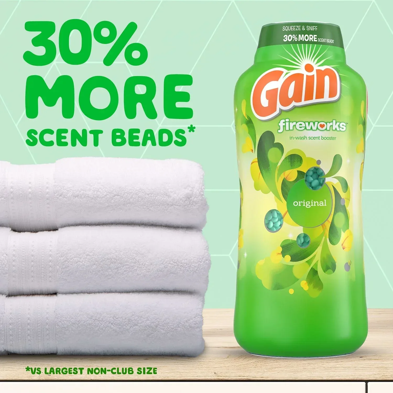 Gain Fireworks In-Wash Scent Booster Beads, Original Scent, 39.9 oz - Image 3