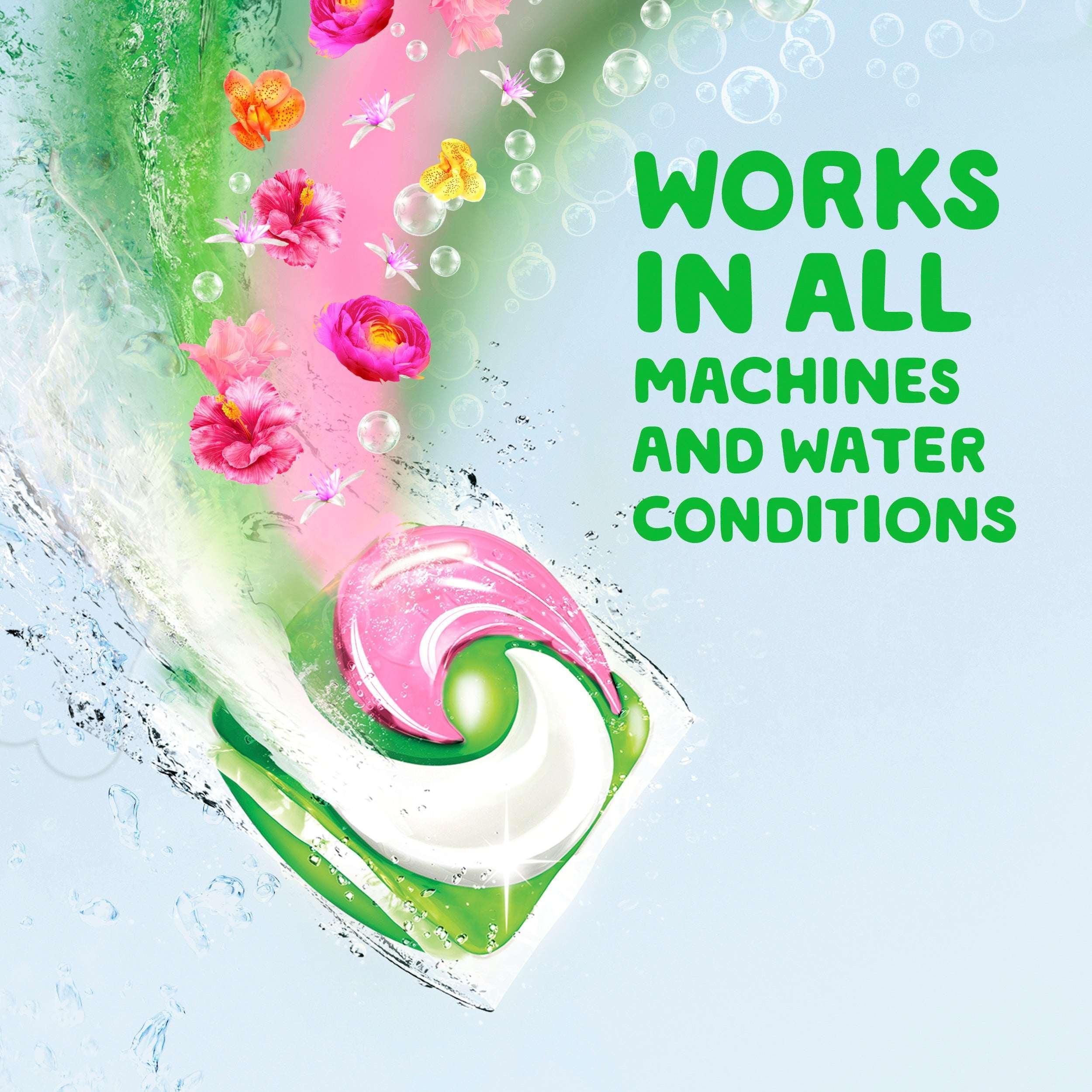 Gain Happy Super-Sized Flings Laundry Detergent Packs, Hibiscus Hula Scent, 18 Count - Image 7