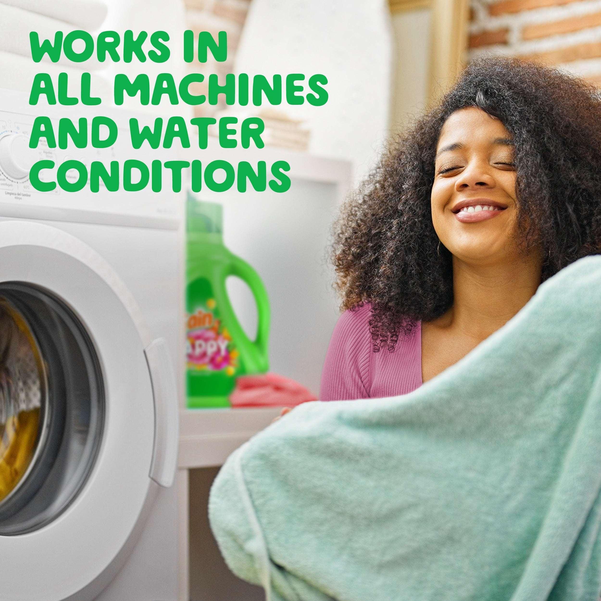 Gain Liquid Laundry Detergent, Happy, 88 fl oz, 61 Loads, HE - Image 5