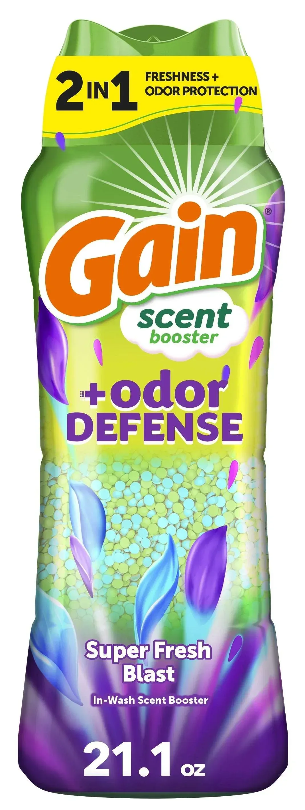 Gain Odor Defense 2-in-1 In-Wash Laundry Scent Booster Beads, Super Fresh Blast Scent, 4.8 oz - Image 17