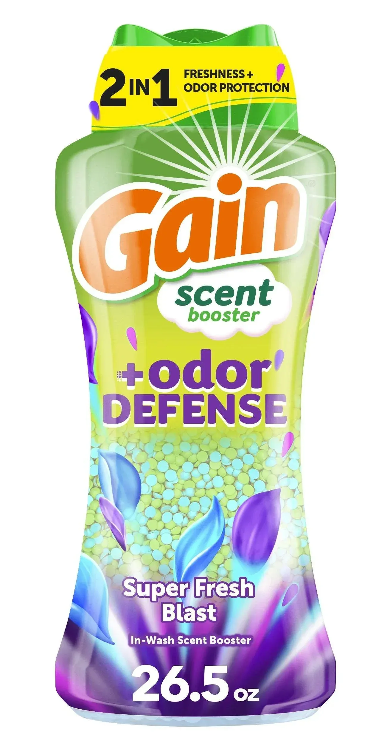 Gain Odor Defense 2-in-1 In-Wash Laundry Scent Booster Beads, Super Fresh Blast Scent, 4.8 oz - Image 18
