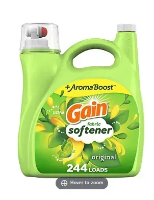 Gain Original Ultra Concentrated Liquid Fabric Softener, 165 fl. oz.