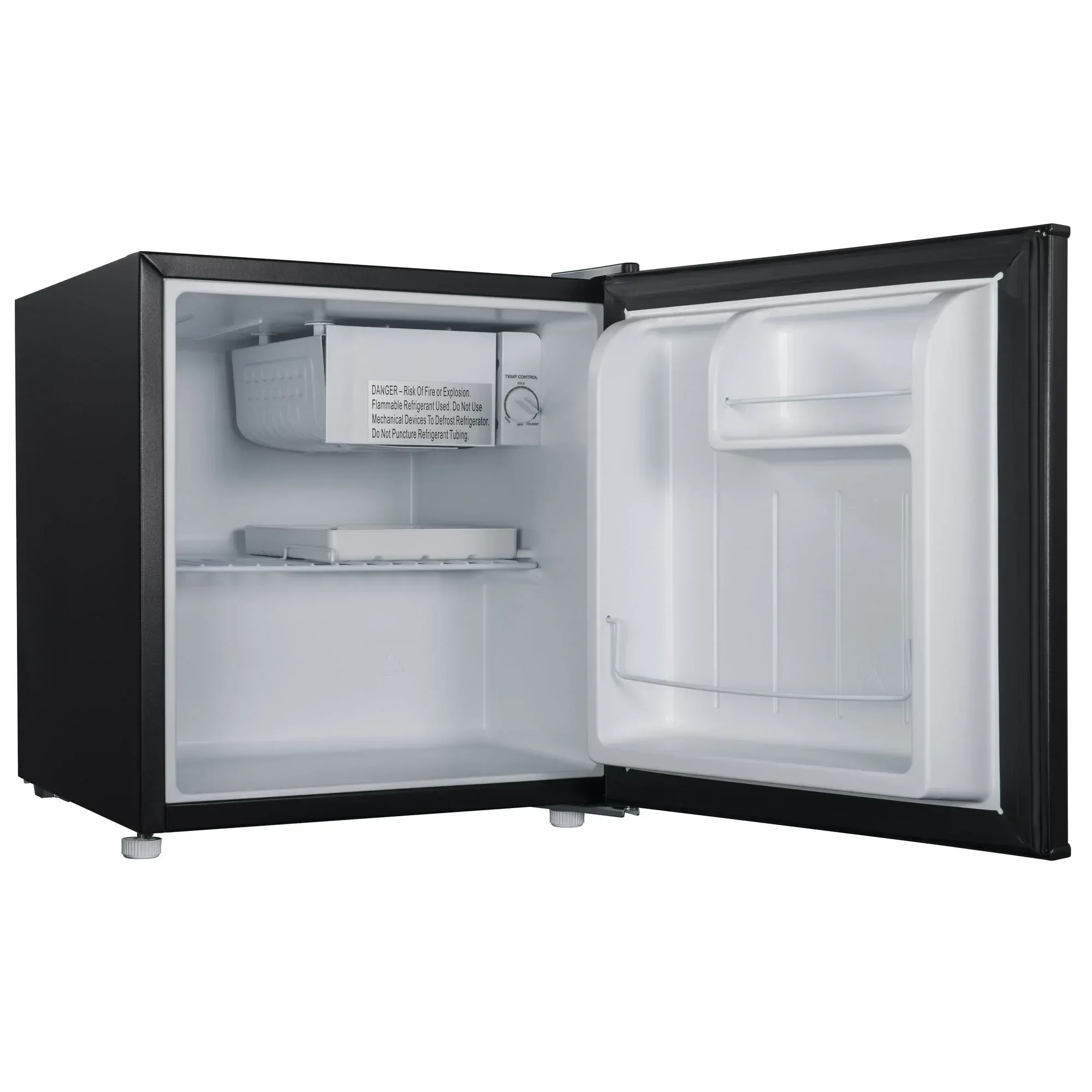 Galanz 1.7 Cu ft One-Door Mini Refrigerator, Black, New - Image 5