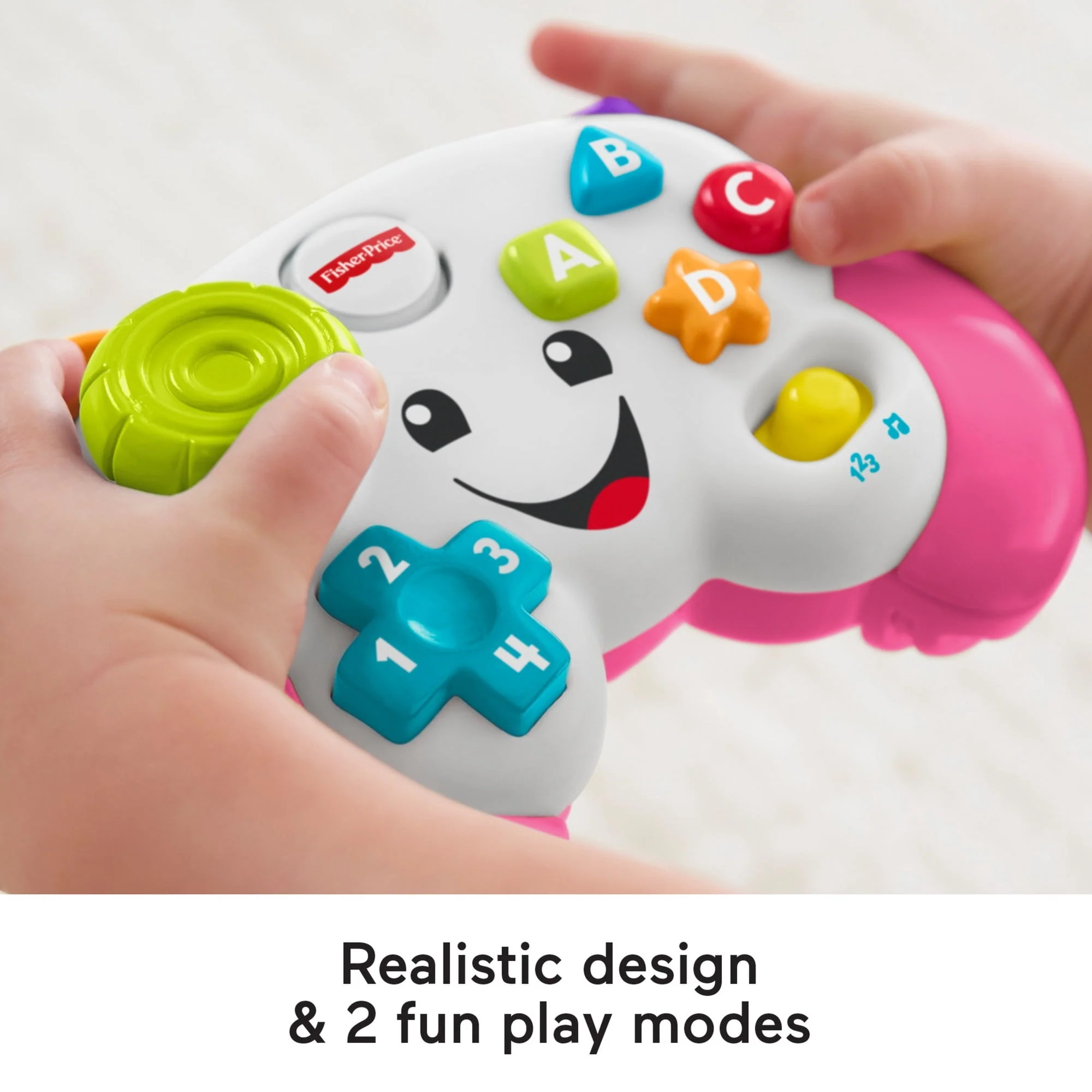 Fisher-Price Laugh & Learn Game & Learn Controller Musical Baby Toy with Lights - Image 10