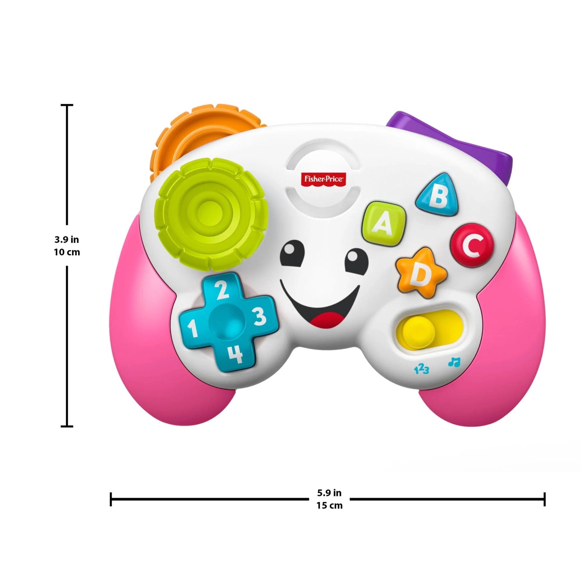 Fisher-Price Laugh & Learn Game & Learn Controller Musical Baby Toy with Lights - Image 11