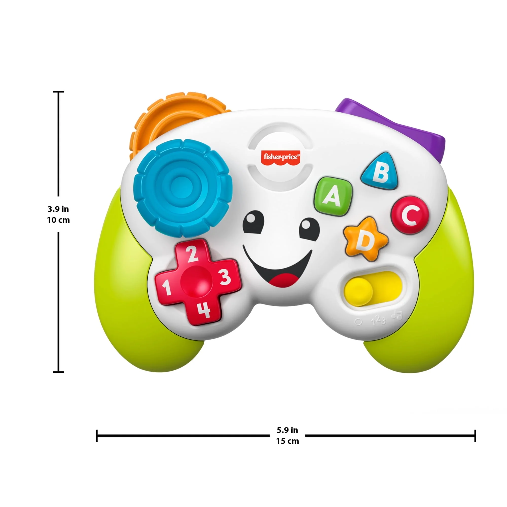 Fisher-Price Laugh & Learn Game & Learn Controller Musical Baby Toy with Lights - Image 4