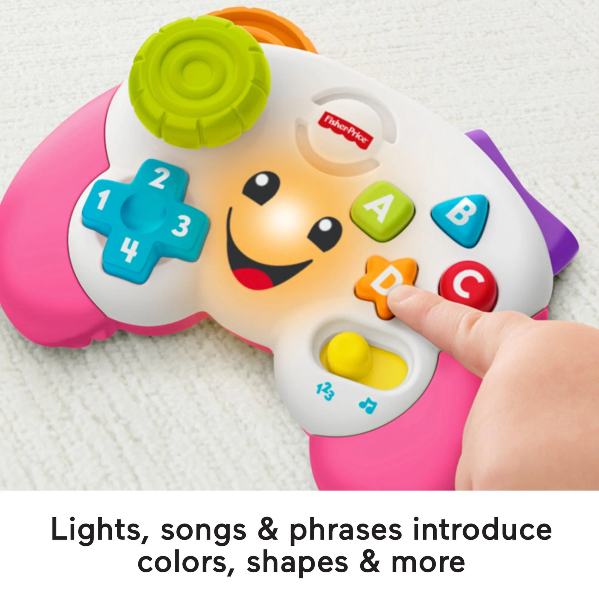 Fisher-Price Laugh & Learn Game & Learn Controller Musical Baby Toy with Lights - Image 9