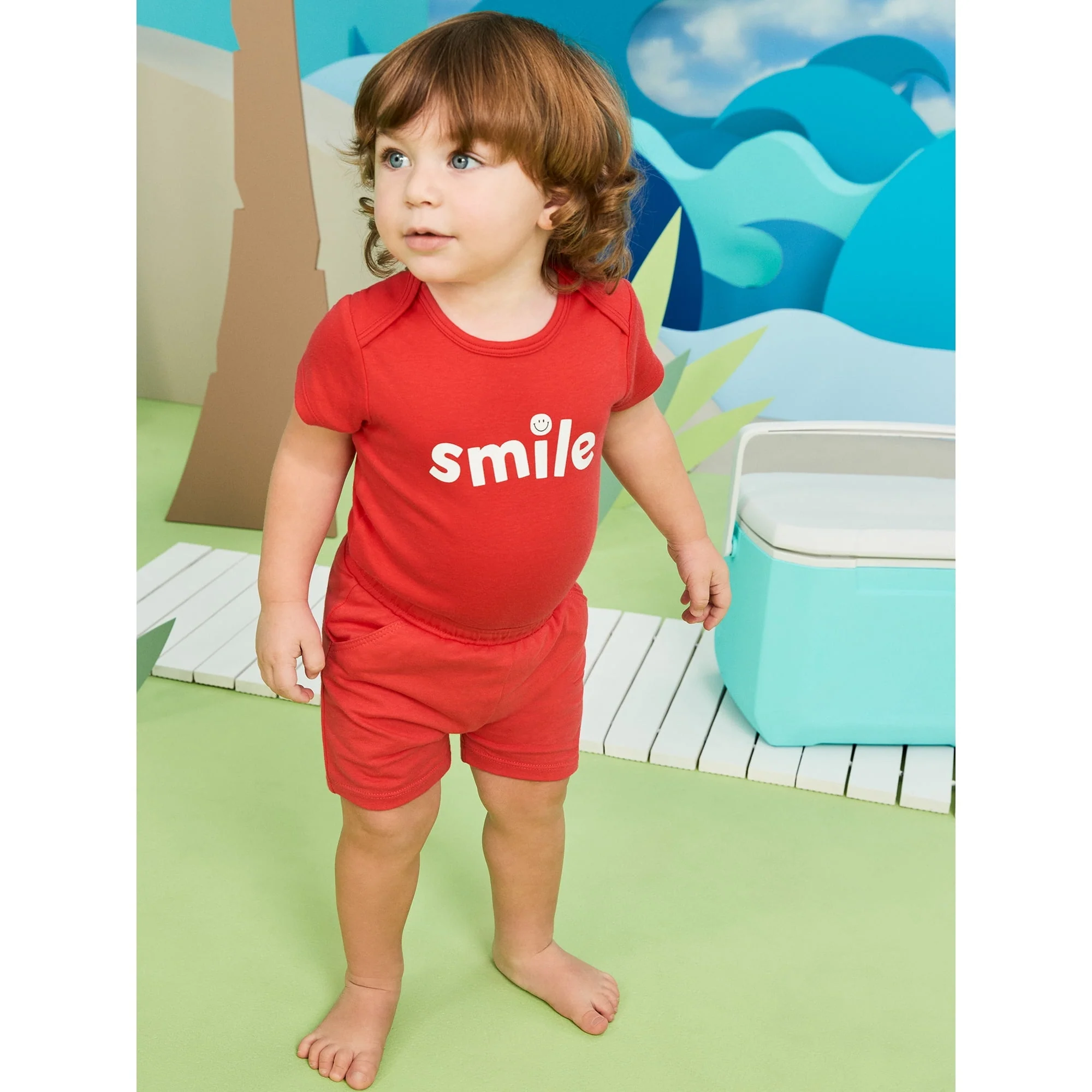 Garanimals Newborn Baby Boy, Girl & Unisex Cotton Short Sleeve Bodysuits, Multiple Sizes 0–24 Months, 4-Pack - Image 11