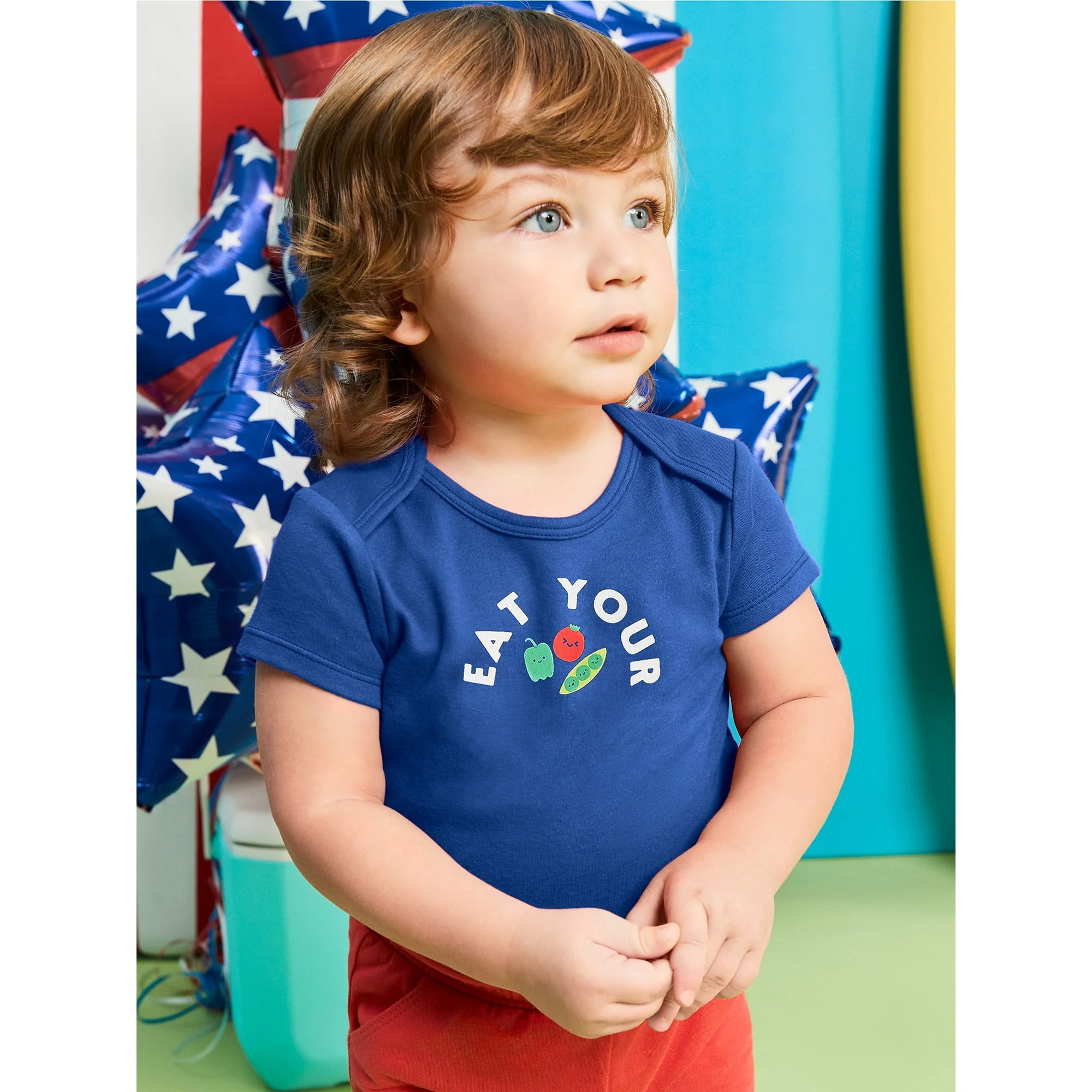 Garanimals Newborn Baby Boy, Girl & Unisex Cotton Short Sleeve Bodysuits, Multiple Sizes 0–24 Months, 4-Pack - Image 21