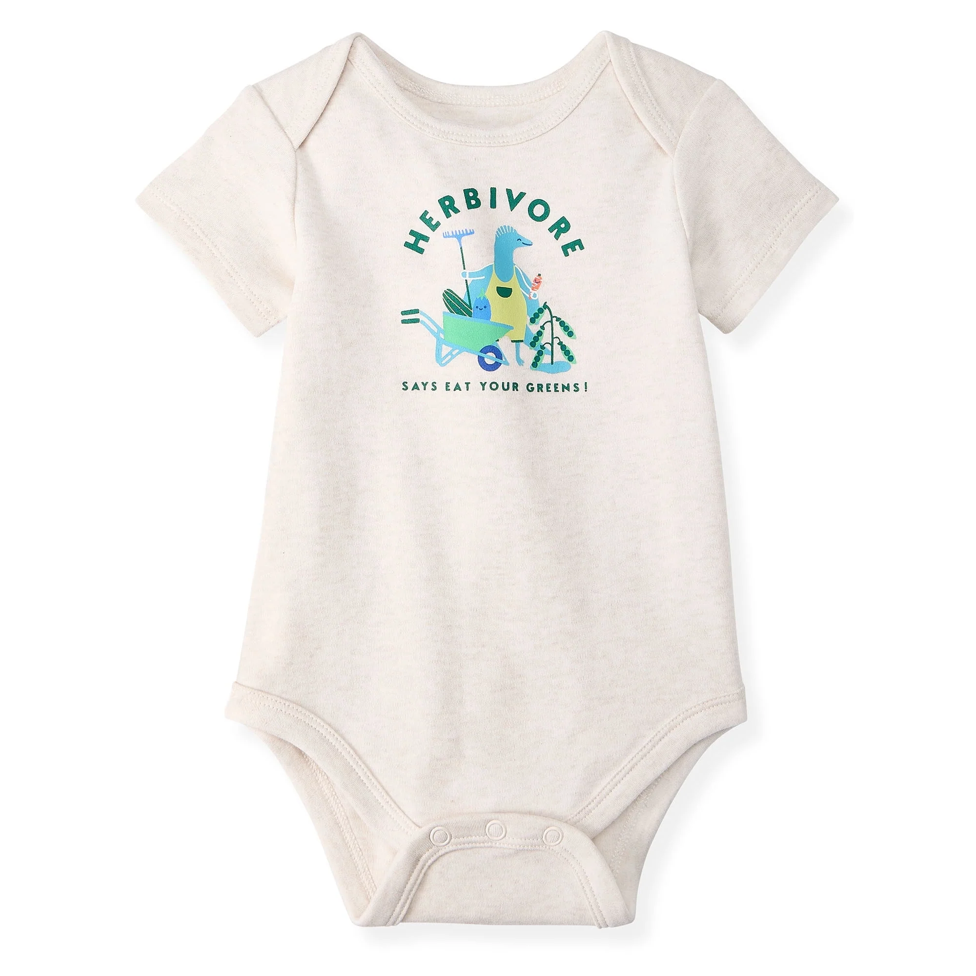 Garanimals Newborn Baby Boy, Girl & Unisex Cotton Short Sleeve Bodysuits, Multiple Sizes 0–24 Months, 4-Pack - Image 24