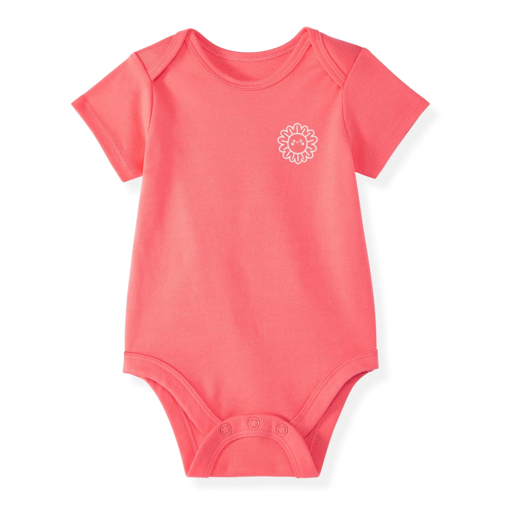 Garanimals Newborn Baby Boy, Girl & Unisex Cotton Short Sleeve Bodysuits, Multiple Sizes 0–24 Months, 4-Pack - Image 28
