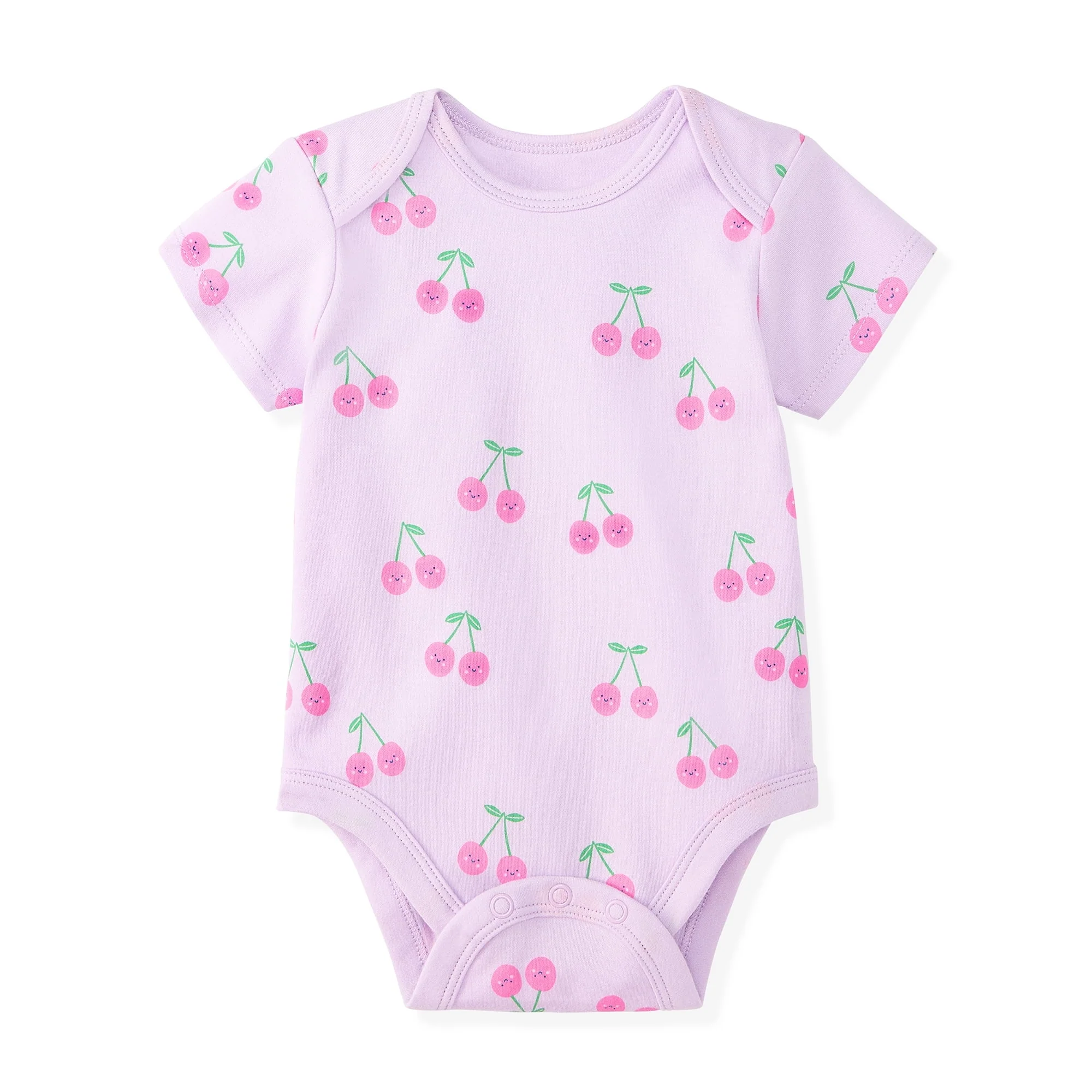 Garanimals Newborn Baby Boy, Girl & Unisex Cotton Short Sleeve Bodysuits, Multiple Sizes 0–24 Months, 4-Pack - Image 32