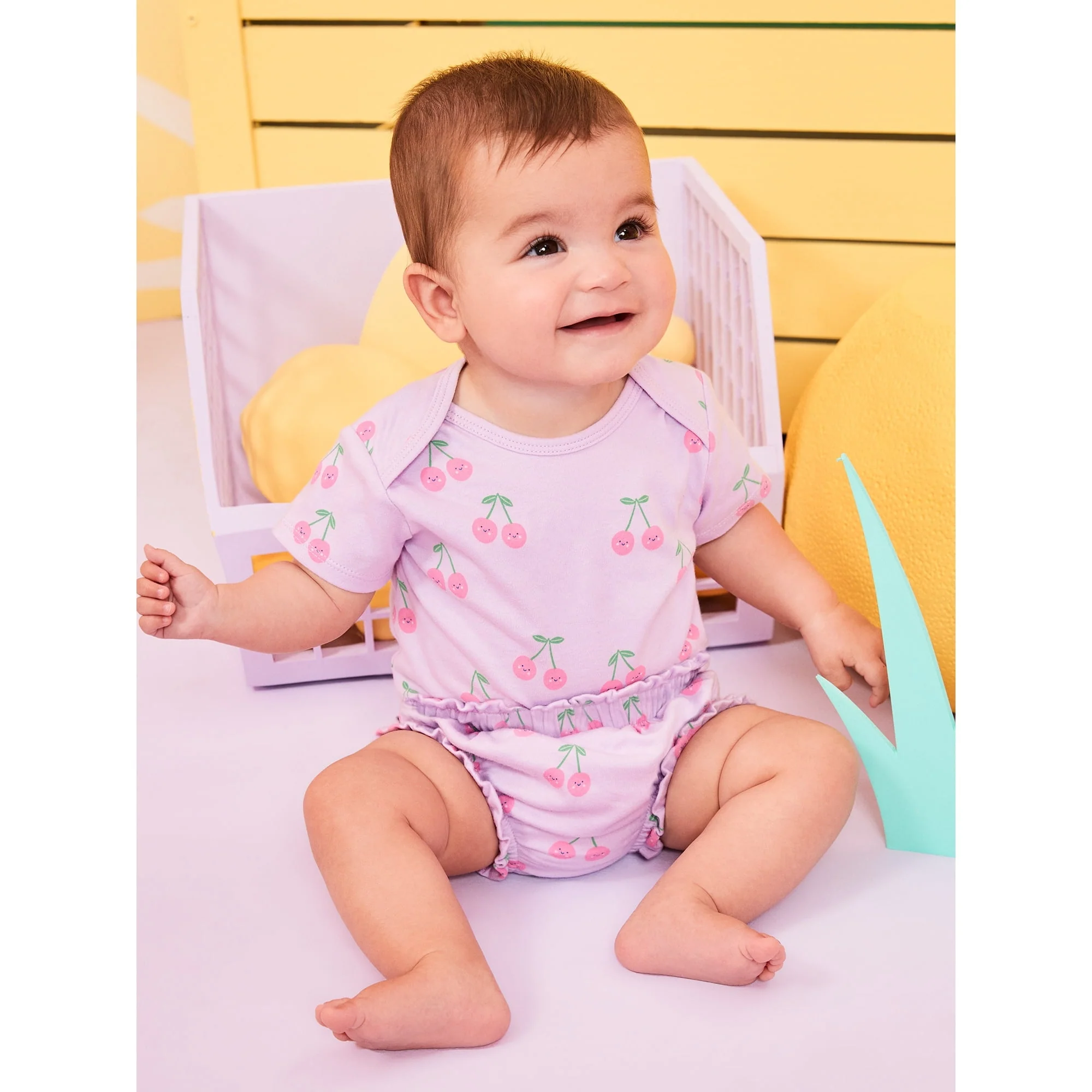 Garanimals Newborn Baby Boy, Girl & Unisex Cotton Short Sleeve Bodysuits, Multiple Sizes 0–24 Months, 4-Pack - Image 35