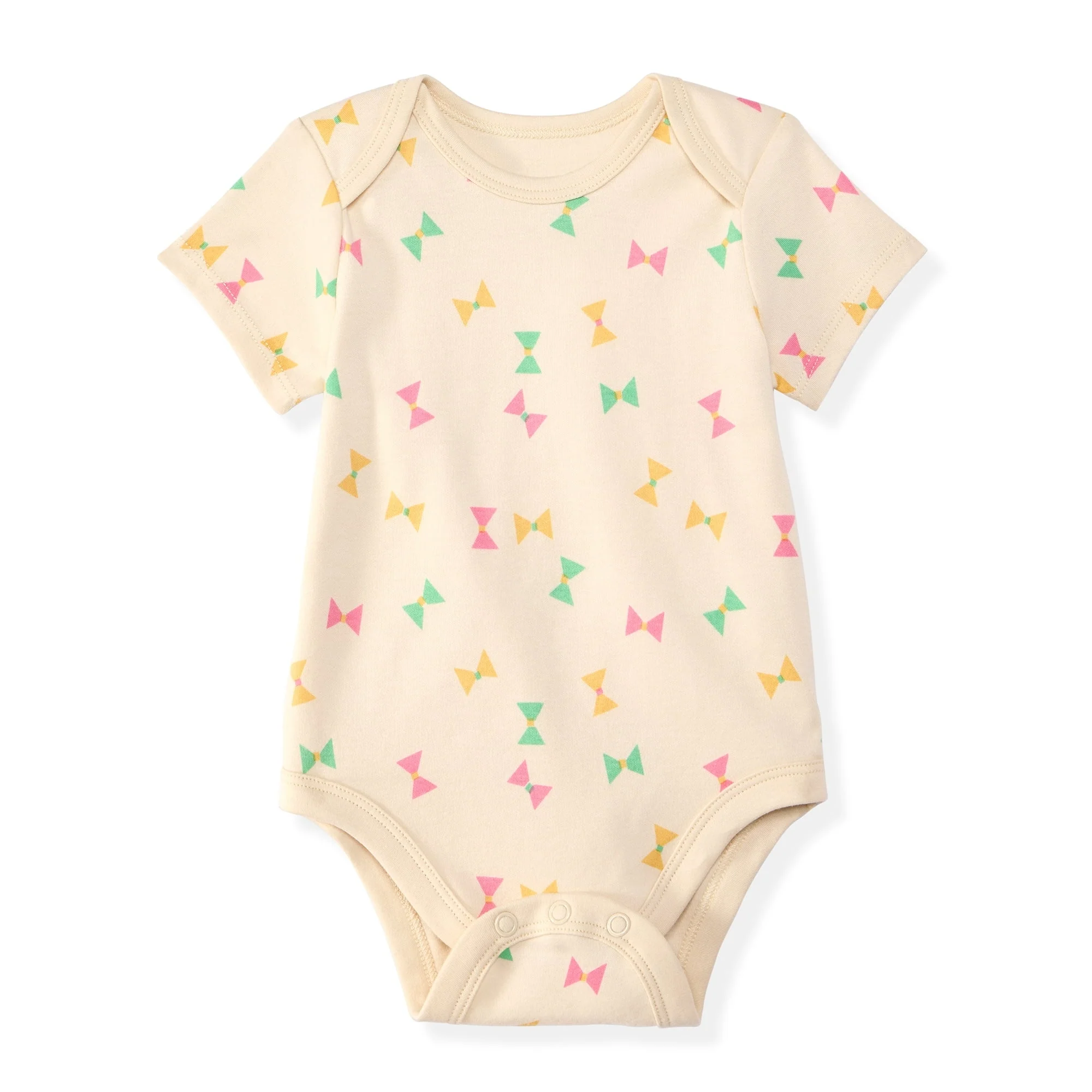 Garanimals Newborn Baby Boy, Girl & Unisex Cotton Short Sleeve Bodysuits, Multiple Sizes 0–24 Months, 4-Pack - Image 4