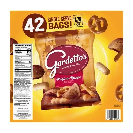 Gardetto's Snack Mix, Original, 1.75 oz, 42-count - Image 3