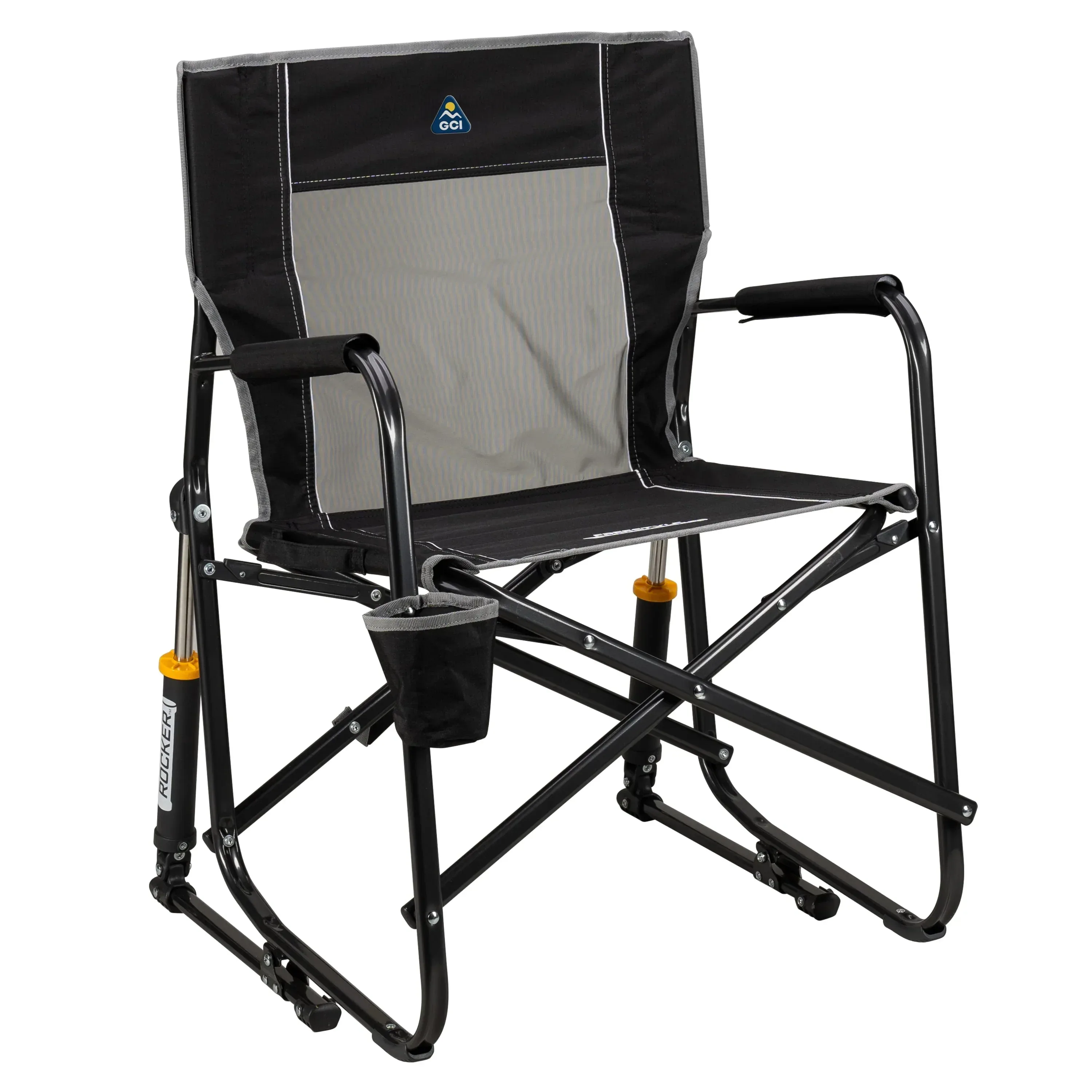 GCI Outdoor Freestyle Rocker Foldable Rocking Camp Chair, Beach Berry - Image 9