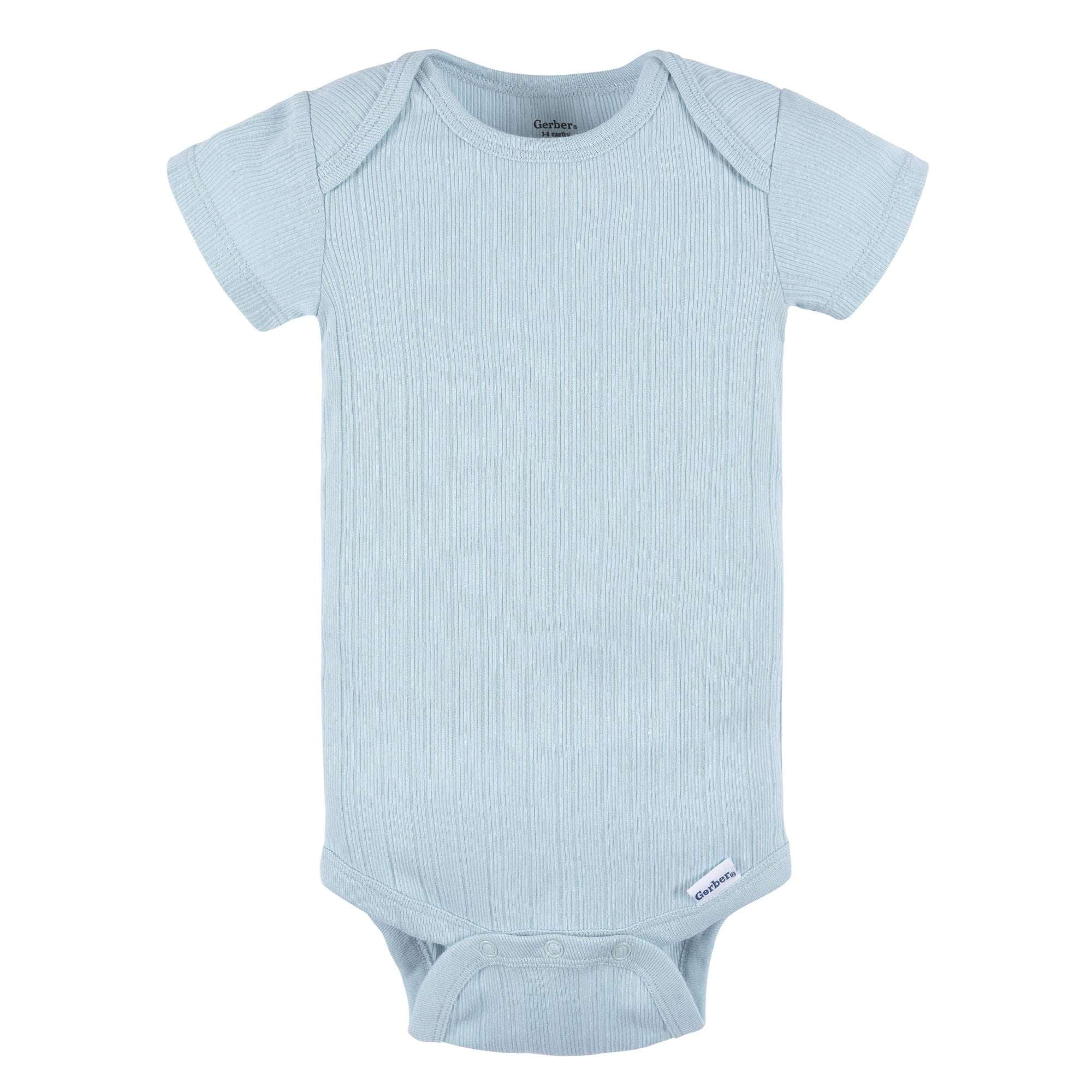 Gerber Baby Neutral Short Sleeve Onesies, 3-Pack - Image 15