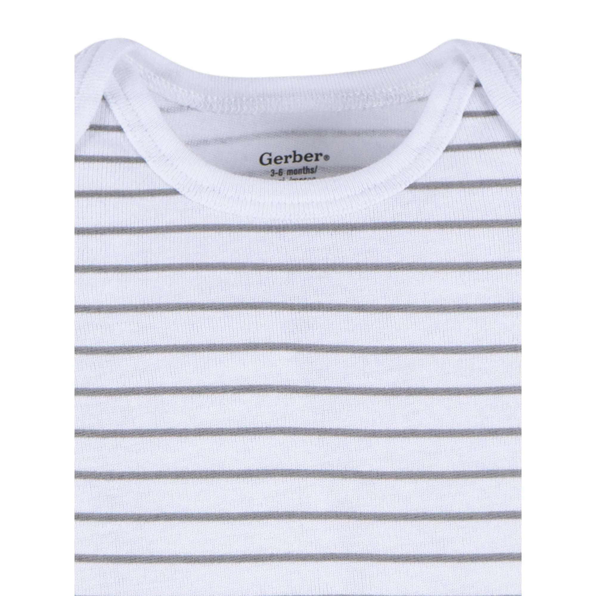 Gerber Baby Neutral Short Sleeve Onesies, 3-Pack - Image 19
