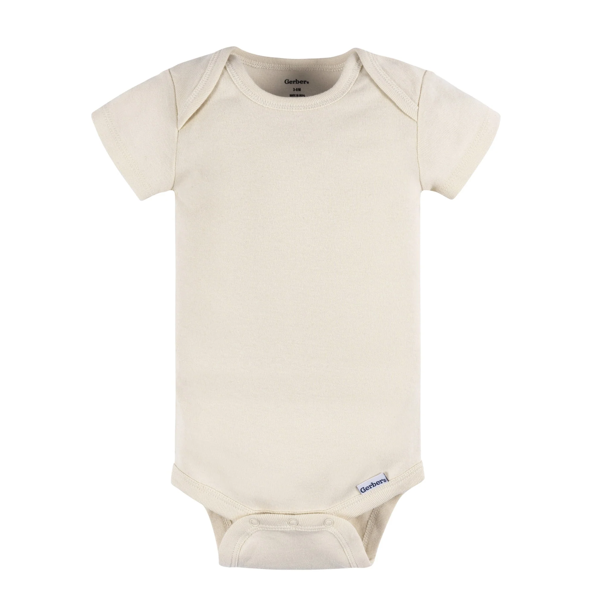 Gerber Baby Neutral Short Sleeve Onesies, 3-Pack - Image 39