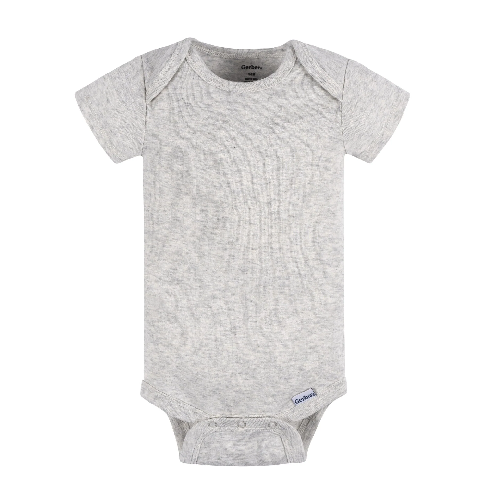 Gerber Baby Neutral Short Sleeve Onesies, 3-Pack - Image 40