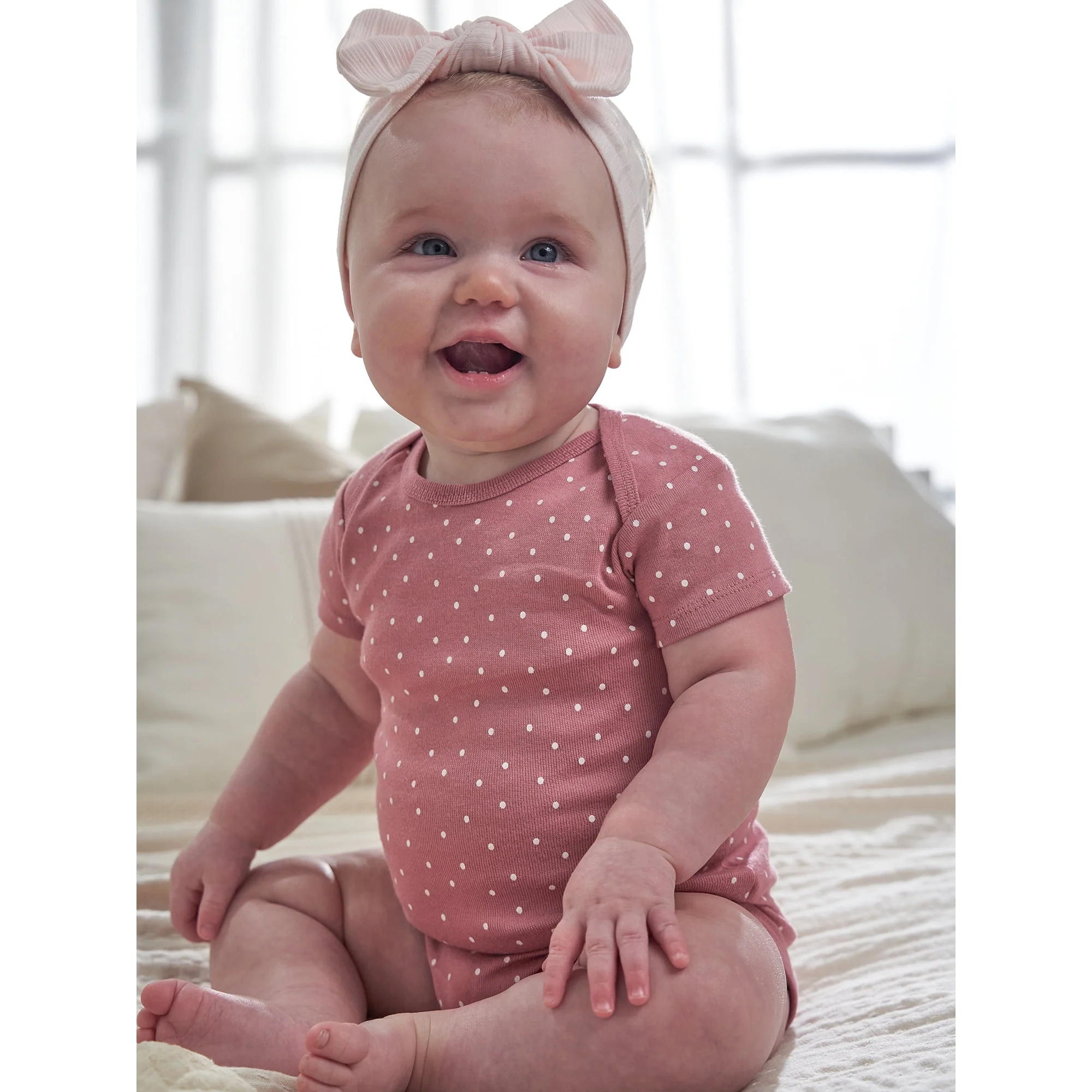 Gerber Baby Neutral Short Sleeve Onesies, 3-Pack - Image 47