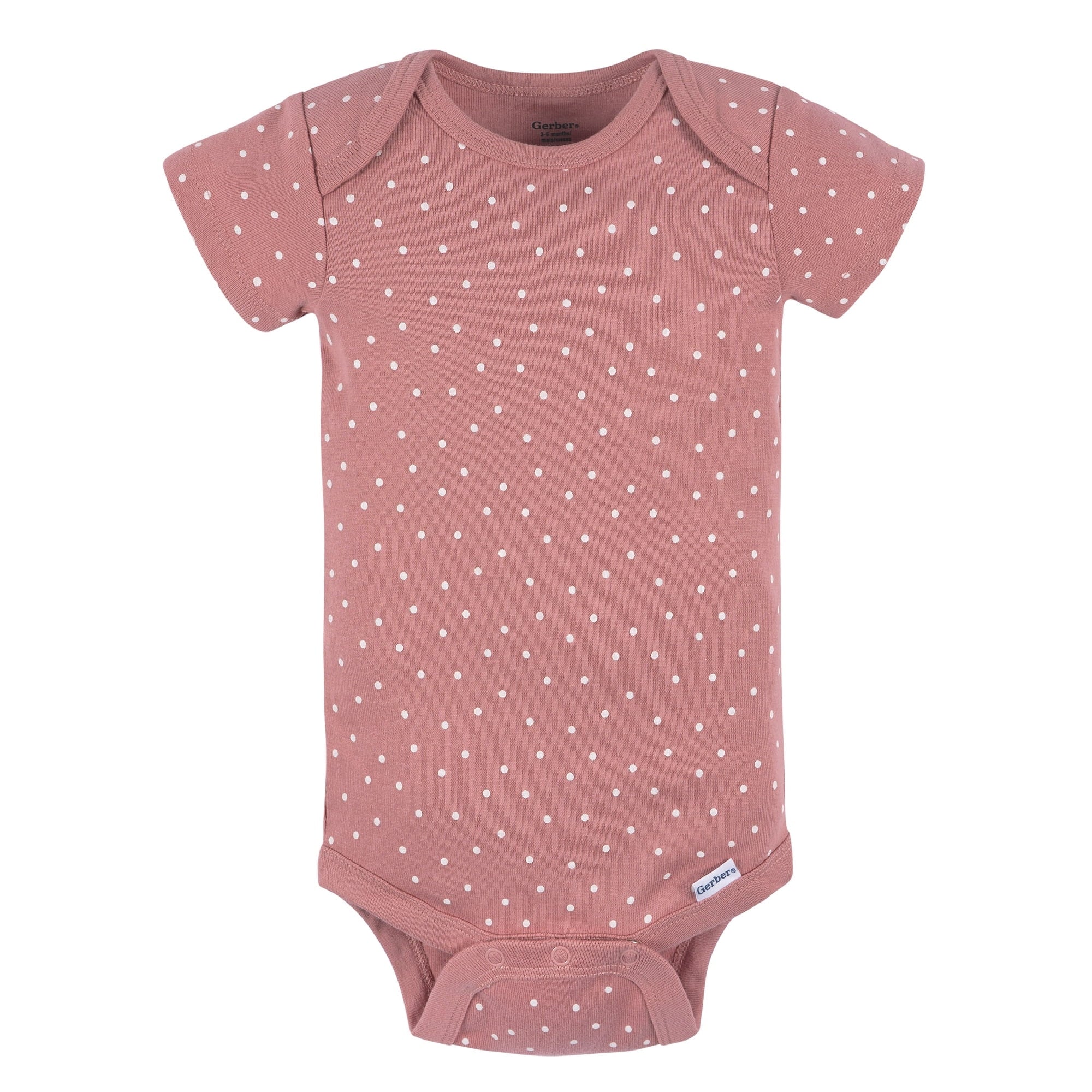Gerber Baby Neutral Short Sleeve Onesies, 3-Pack - Image 48