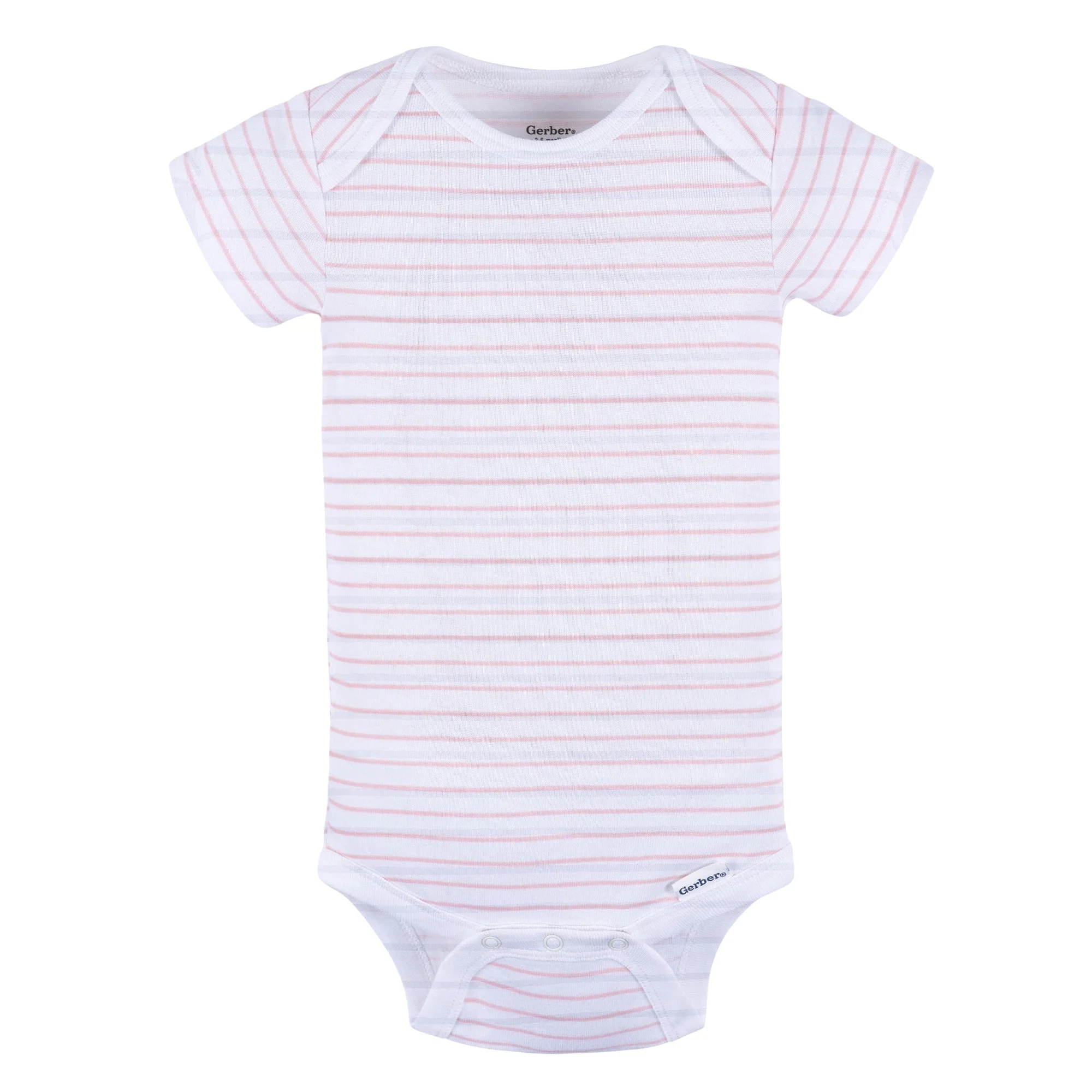 Gerber Baby Neutral Short Sleeve Onesies, 3-Pack - Image 50