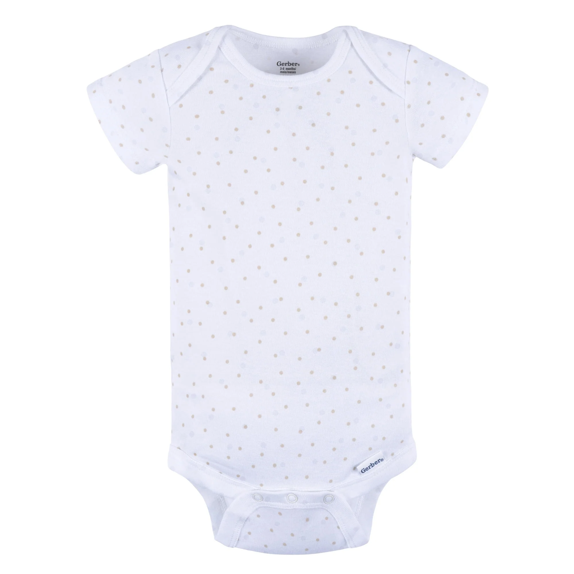 Gerber Baby Neutral Short Sleeve Onesies, 3-Pack - Image 58