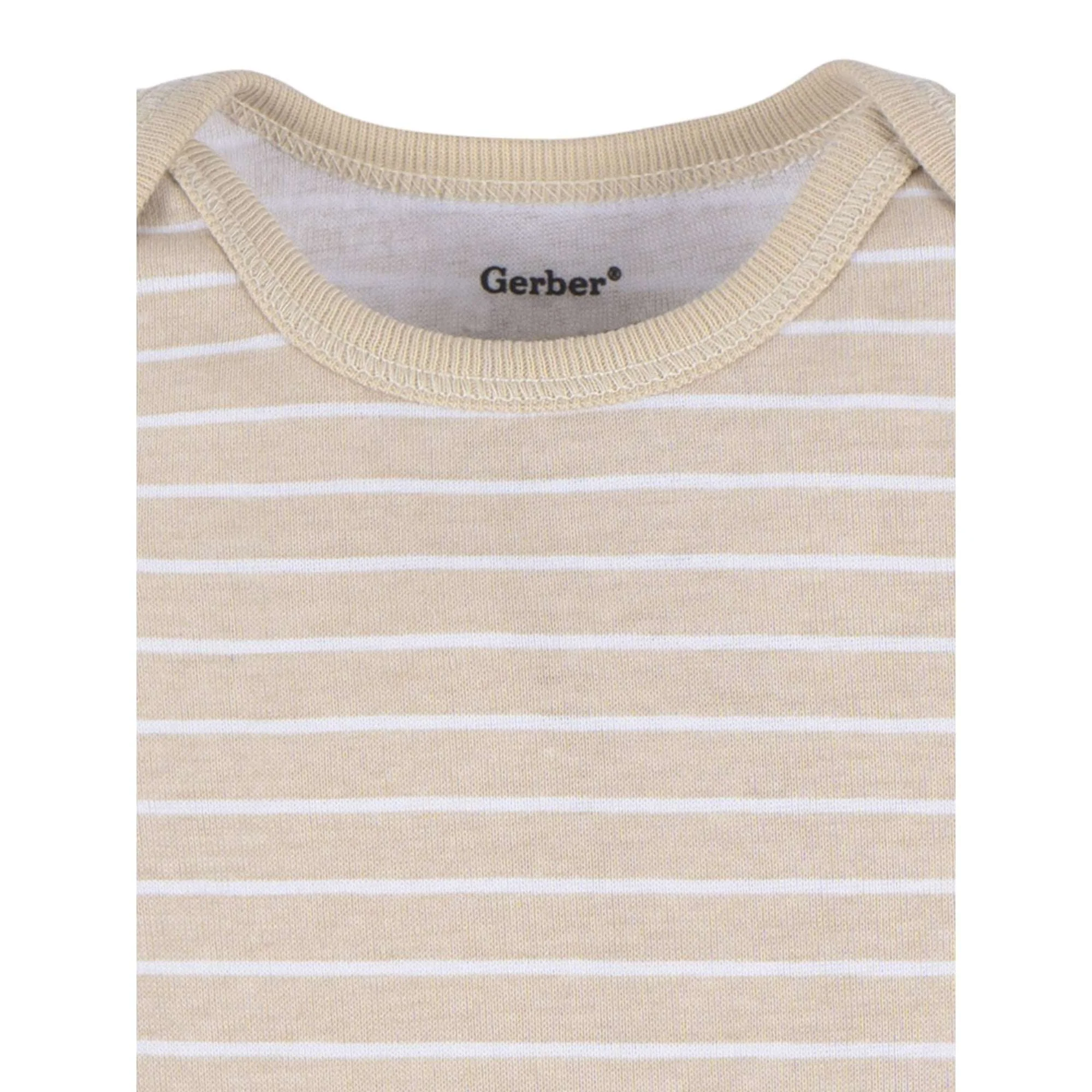 Gerber Baby Neutral Short Sleeve Onesies, 3-Pack - Image 9