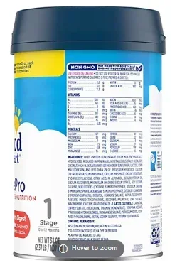 Gerber Good Start GentlePro Stage 1 Formula, 38 oz. - Image 2