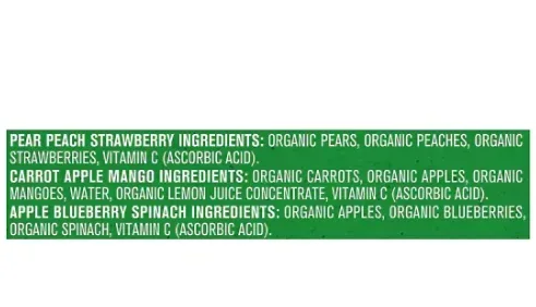 Gerber Organic 2nd Foods Baby Food Pouches, 12 pk./3.5 oz. - Image 3