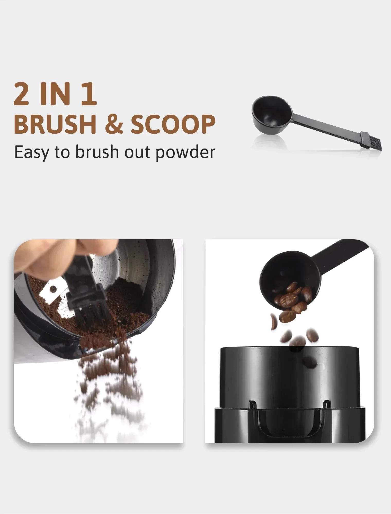 Gevi 12-Cup Electric Coffee Grinder with Stainless Steel Blades - Image 14