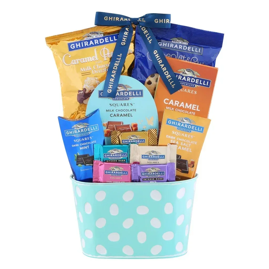 Ghirardelli Happy Easter Chocolate and Cookie Gift Basket