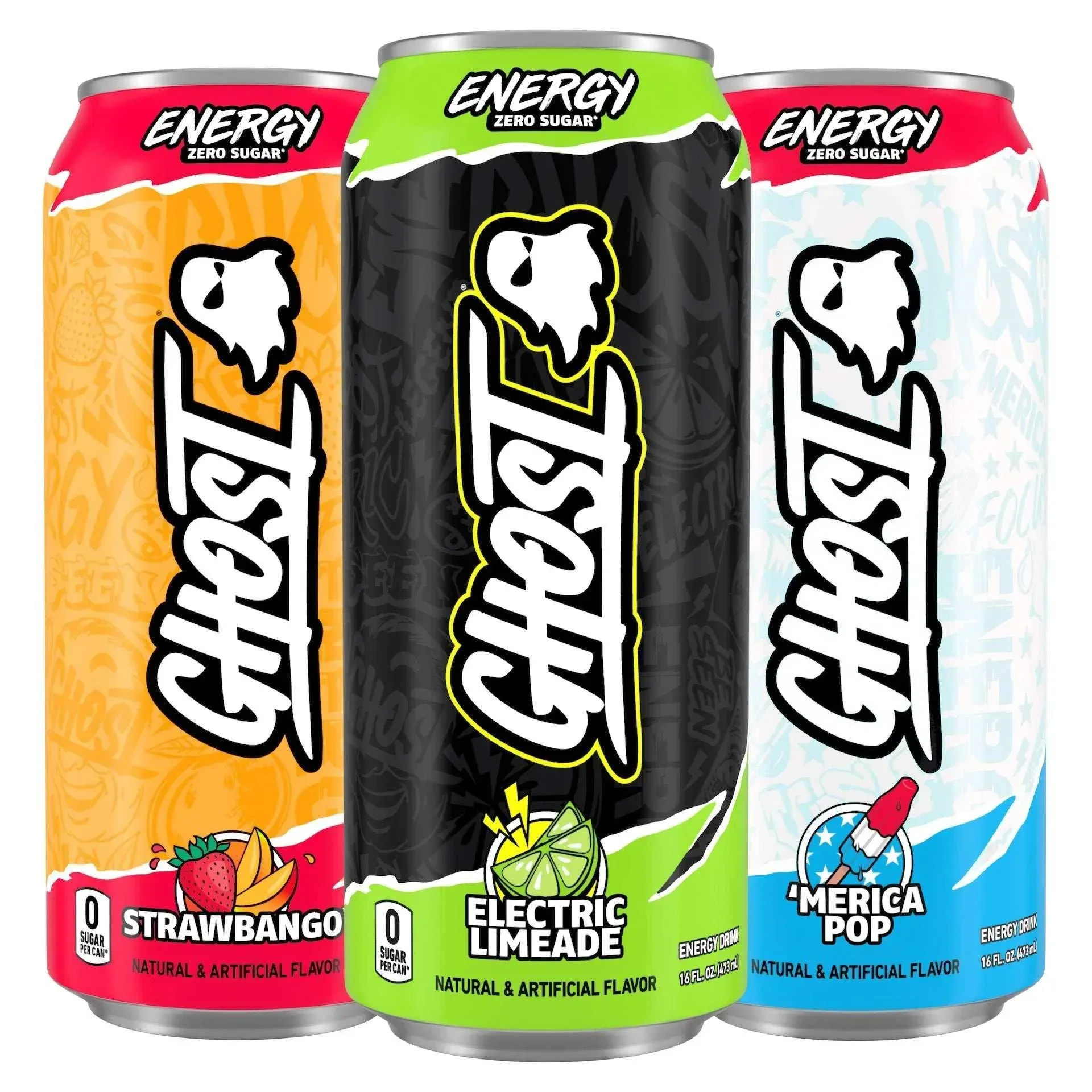 Ghost Energy Drink, Variety Pack, 16 fl oz, 18-count - Image 3