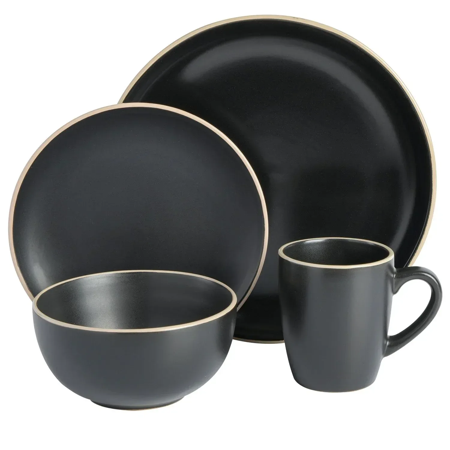 Gibson Home 32-Piece Everyday Essential Round Dinnerware Set, Service for 8 - Image 5