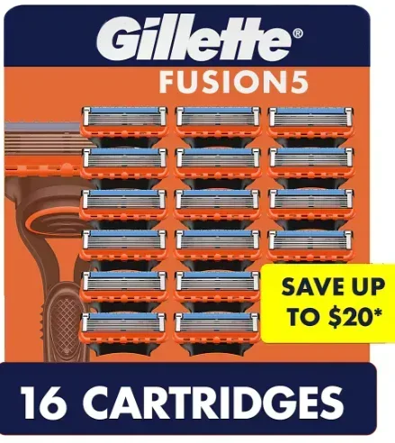 Gillette Fusion5 Razor Refills for Men, 16 ct. - Image 3