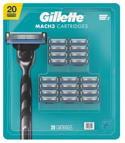 Gillette Mach3 Men's Razor Blades, 20 ct. - Image 3