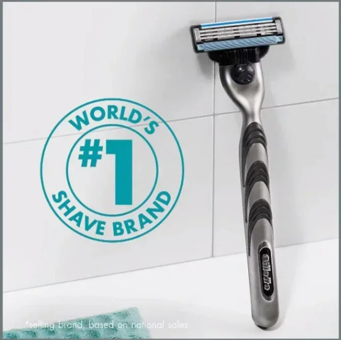 Gillette Mach3 Razor Blade Refills, Razor Cartridges, Razor Refills for Men, Lubrication Strip, 20 ct. - Image 7