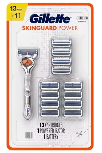 Gillette SkinGuard Power Men's Razor Handle, 13 ct. - Image 3
