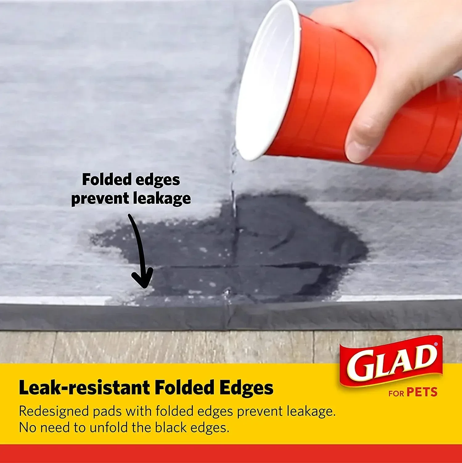 Glad Activated Charcoal Leak-Resistant Training Pads for Dogs, 23in x 23in, 100 Count - Image 4