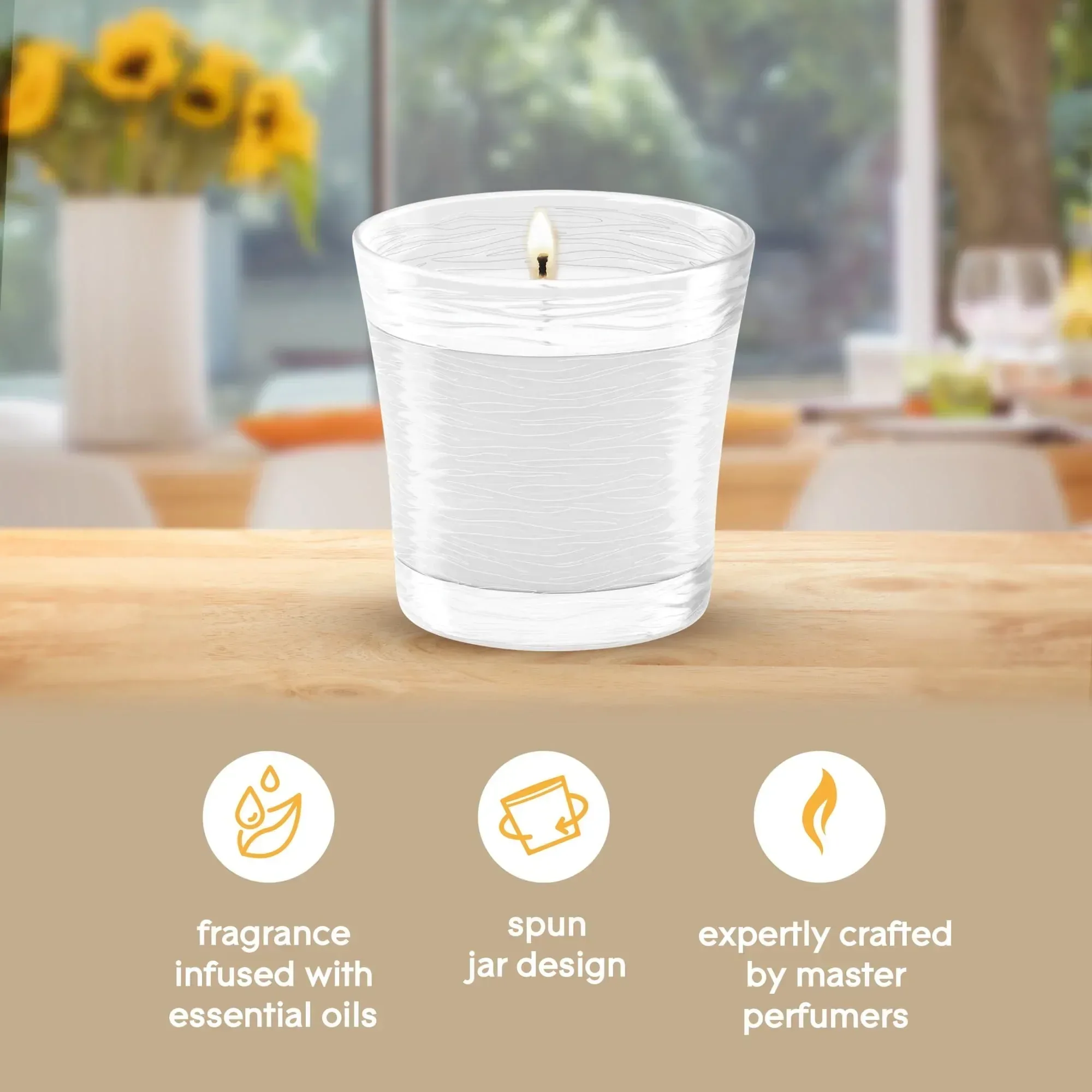 Glade® Jar Candle, Lemon Zest & Poppy, 4.08oz., 2 Count - Image 5