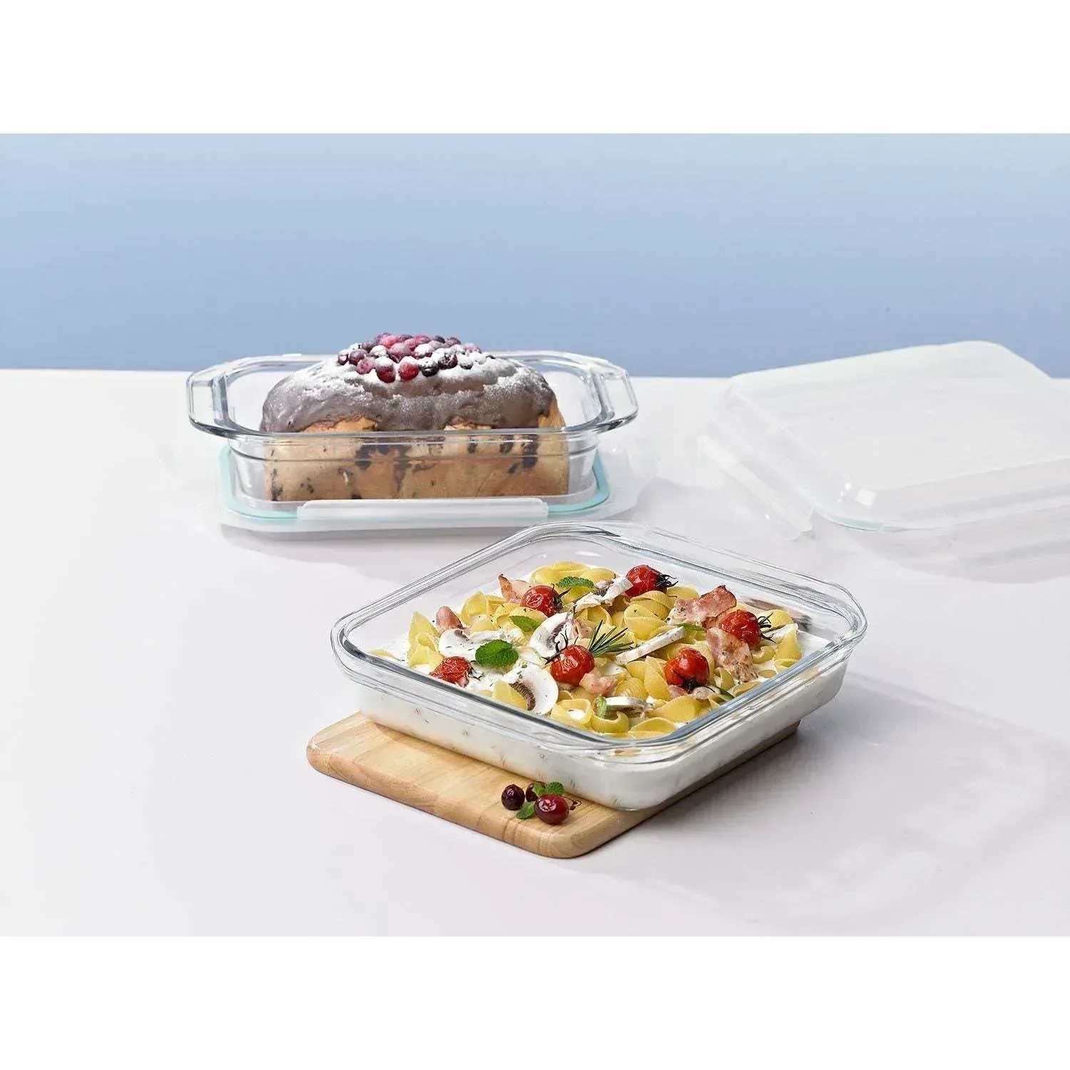 Glasslock 6-Piece Glass Bakeware Food Storage Set - Image 2