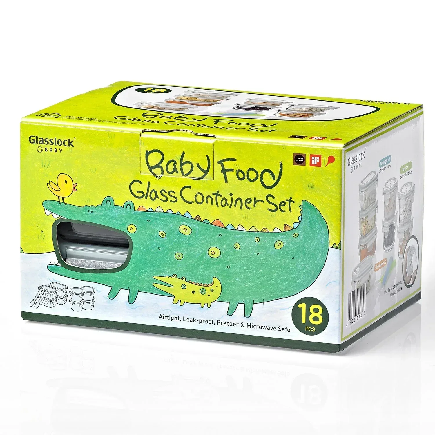 Glasslock Baby Food Glass Container Set (18pc.) - Image 2