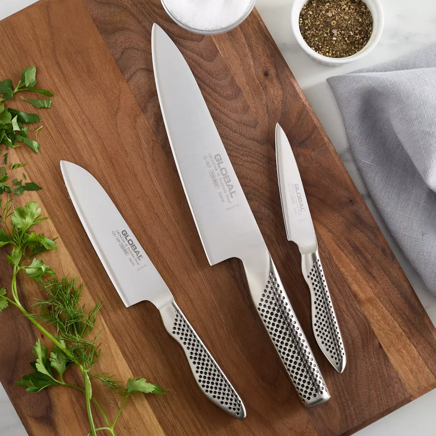 Global 3-Piece Anniversary Chef's Knife Set - Image 2