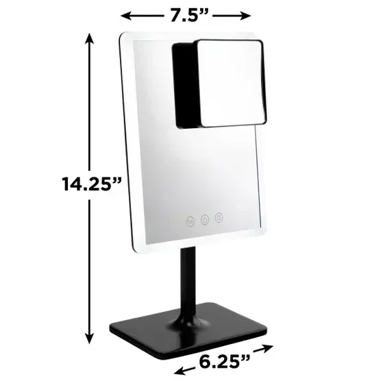 GloTech Calypso Adjustable LED Rechargeable Mirror - Image 6